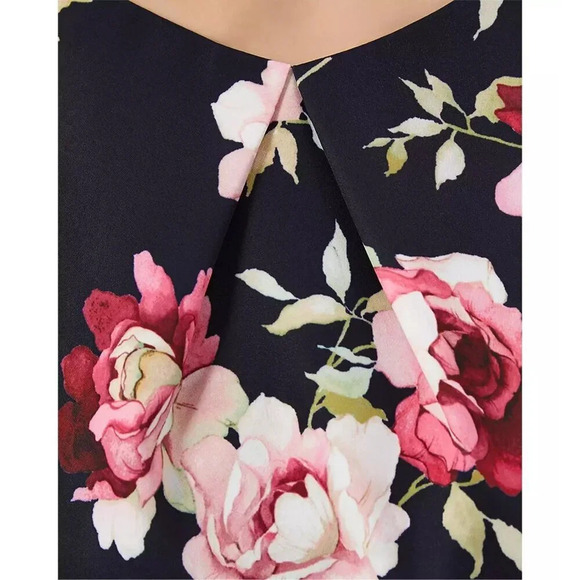 Hobbs London Rita Rose Print Dress 4 - Picture 3 of 10